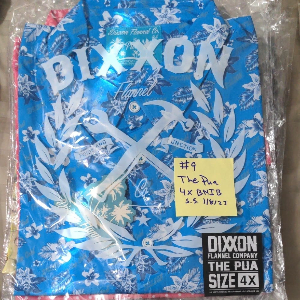 Dixxon The Pua Blue and White Flannel